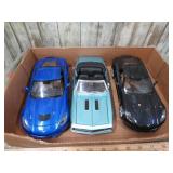 3-- 1:24 DIECAST CARS