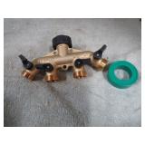 4 WAY GARDEN HOSE SPLITTER