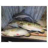 BASS, STRIPER & DOLPHIN WALL DECOR