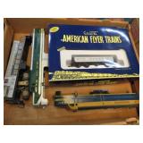 AMERICAN FLYER ENGINE & DUMP CAR-- PARTS OR REPAIR