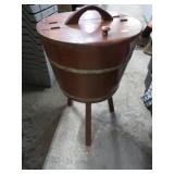 MCM FIRKIN BUCKET SEWING BASKET