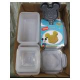 MICKEY MOUSE SKILLET & FOOD CONTAINERS