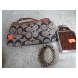 COACH WALLET, RONSON CIGARETTE CASE / LIGHTER &