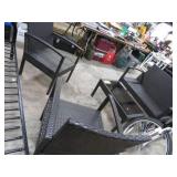 PATIO CHAIRS & TABLE