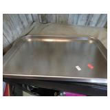 4-- STAINLESS NSF FOOD TRAYS