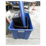 STORAGE TUBS W/ LIDS