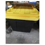 2-- 27 gal STORAGE TUBS & LIDS
