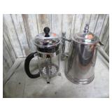2-- FRENCH PRESS COFFEE POTS
