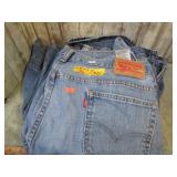 3 PAIRS-- JEANS  (2) 38 / 30 (1) 36 / 30