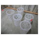 FENTON OPALESCENT COIN DOT GLASSES