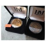 2-- BASEBALL HALL OF FAME COINS
