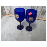 COBALT BLUE PHILADELPHIA GOBLETS
