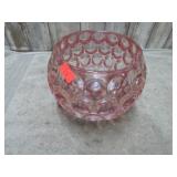 BLUSH LUSTER GLASS BOWL