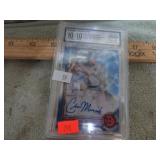 SIGNED & GRADED CHASE MEIDROTH BASEBALL CARD