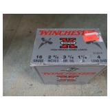 25-- 16ga 2 3/4" #4 SHOTGUN SHELLS