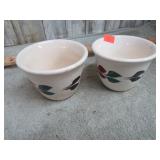 STONEWARE DESERT BOWLS