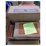 LIONEL POST WAR EMPTY BOXES