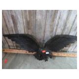 CAST ALUMINUM EAGLE WALL DECOR