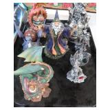 DRAGON & WIZARD FIGURINES