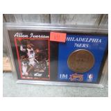 ALLEN IVERSON CARD & MEDALLION