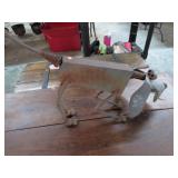 METAL DOG SCULPTURE