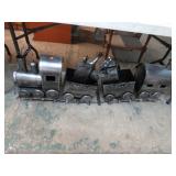METAL TRAIN CHRISTMAS DECOR