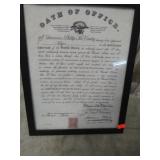 CIVIL WAR RE-ENACTORS MILITARY OATH OF OFFICE