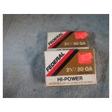 10-- 20ga 2 3/4" #3 BUCKSHOT SHELLS