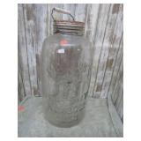 VINTAGE STAR & EAGLE MASON PICKLE JAR