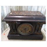 VINTAGE MANTLE CLOCK --PARTS OR REPAIR