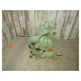 CARVED JADE ? ORIENTAL FUGURINE