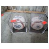 2-- BASEBALL GAME BALLS & OFFICIAL BASEBALL