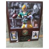 AARON RODGERS GREEN BAY PACKER PLAQUE