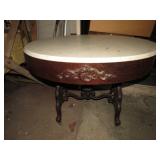 ANTIQUE MARBLE TOP TABLE