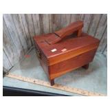 VINTAGE SHOE SHINE BOX & CONTENTS