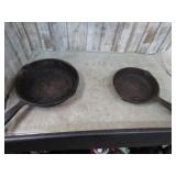 6 1/2" & 8" CAST IRON SKILLET