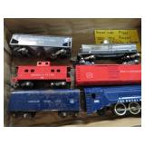 AAMERIAN FLYER 350 ROYAL BLUE ENGINE, TENDER & CRS