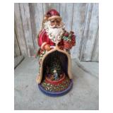 JIM SHORE SANTA MUSIC BOX FIGURINES