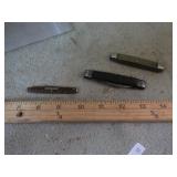 3-- VINTAGE POCKET KNIVES