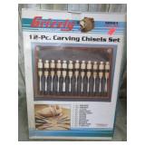 GRIZZLEY 12pc WOOD CARVING CHISEL SET