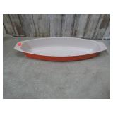 LE CREUSET ENAMELED CAST IRON FISH DISH