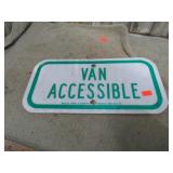 VAN ACCESSIBLE SIGN
