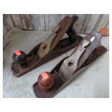 2-- STANLEY BAILEY #5 WOOD PLANES