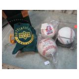 4-- COMMEMORATIVE BASEBALLS