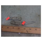 2-- SHARP DUCK BAY KNIVES