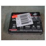 5-- 12ga 3 1/2" 00 BUCK SHOTGUN SHELLS