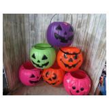 6-- GENERAL FOAM NORFOLK VA TRICK OR TREAT BUCKETS