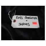 KING BED COMFORTER & SHAMS