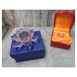 CRYSTAL FLOWER & MOM HEART