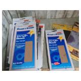 3 2/3" X 9" SANDING SHEETS